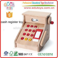 Игра в деревянные игрушки Детские кассовые рекорды, Handcrafted Nature Cash Counter Toy для девочек